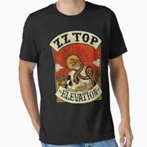 ZZ Top Elevation Tour 2025 Concert Tour Tee Shirt Sz L Rock